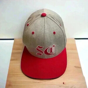 South Carolina “The Classics of Yupoong” Red and Gray Snapback Baseball Cap Hat.